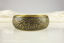 Bronze Bangle With Floral Design