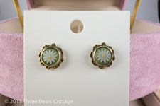 Wedgwood Jasperware Sterling Silver Stud Earrings