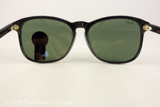 Ray-Ban USA Bausch & Lomb Ebony Premier Traditionals Style E-1 Sunglasses