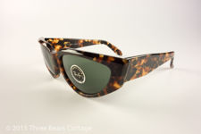 Ray-Ban USA Bausch & Lomb Ladies Onyx Tortoise Sunglasses