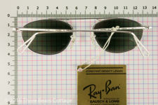 Ray-Ban USA Bausch & Lomb Small Silver Frame Caravan Sunglasses