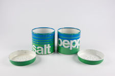 Blue and Green Salt & Pepper Pots