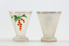 Hand Painted Frosted Shot Glasses