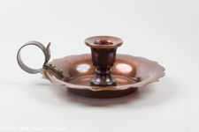 Henry Loveridge Copper Candlestick Holder