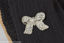 Monet Diamante Bow Brooch 