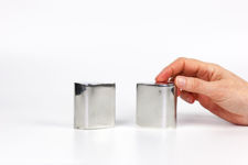 English Pewter Salt & Pepper Pots