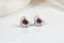 Blue and White Enamel Flower Earrings