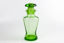 Green Glass Decanter with Twin Spouts