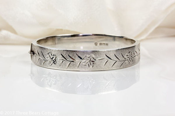 Joseph Smith & Sons Slim Sterling Silver Bangle