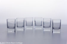 Crystal Cubed Shot Glasses