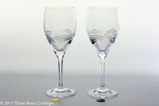 Nachtmann "Vanessa" Clear Crystal Wine Glasses
