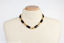 Monet Black and Gold Coloured Choker Necklace