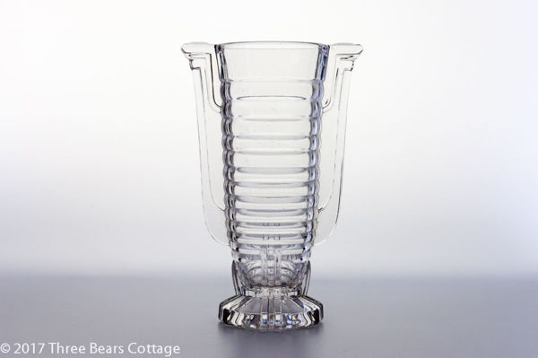 Val St. Lambert "Marcelle" Glass Celery Vase