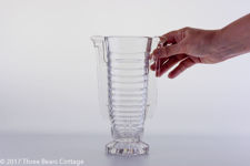Val St. Lambert "Marcelle" Glass Celery Vase