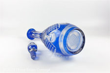 Cobalt Blue Crystal Decanter