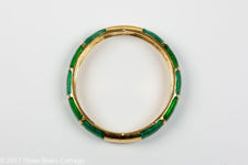 Monet Green Basse Taille Bangle
