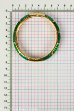 Monet Green Basse Taille Bangle