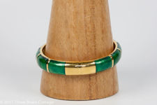 Monet Green Basse Taille Bangle