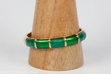 Monet Green Basse Taille Bangle