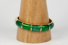 Monet Green Basse Taille Bangle