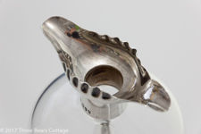 Hukin and Heath Silver Mounted Glass Decanter