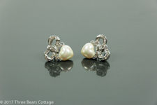Butler & Wilson Bow and Heart Earrings