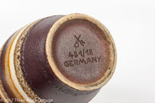 Dümler and Breiden Striped Earth Tone Vase