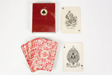 Early 1900s Wide Goodall Playing Cards with Tin Case