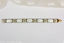 David Andersen Vermeil Sterling Silver Bracelet Of White Panels and White Flowers
