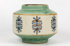 Jasba Keramik 1960s Hand Decorated Vase