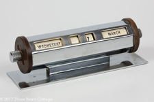 Art Deco Chrome Plated Perpetual Calendar