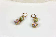 Butler & Wilson Double Crystal Globe Earrings