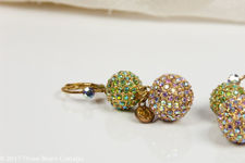 Butler & Wilson Double Crystal Globe Earrings