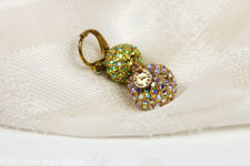 Butler & Wilson Double Crystal Globe Earrings