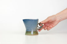 Jane Hamlyn Heart Shaped Salt Glaze Jug