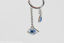 Butler & Wilson Blue Crystal Eye Earrings