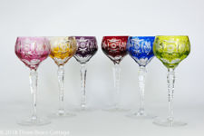 Nachtmann Traube Coloured Lead Crystal Wine Glasses