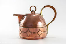WMF Art Deco Copper and Brass Kettle