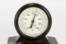 Rototherm Brown Bakelite Dual Scale Desk Thermometer