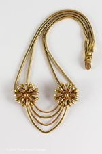 Krementz Gold Plated Flower Necklace