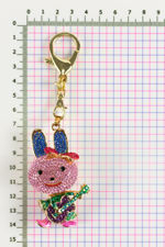 Butler & Wilson "Pink Bunny" Keyring