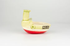 Val Sparkes Large Portsmouth Fishing Boat Olive Dish