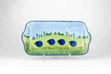 Price & Kensington Blue Sheep Design Rectangular Serving Dish