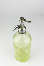 D Provoost Ghent Green Uranium Glass Siphon