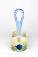 Price & Kensington Blue Sheep Design Oil & Vinegar Set