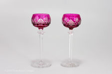 Val St Lambert Berncastel Cut Liqueur Glasses