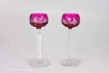 Val St Lambert Berncastel Cut Liqueur Glasses