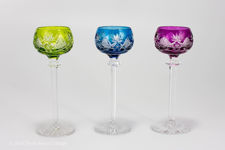 Val St Lambert Berncastel Cut Liqueur Glasses