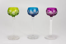 Val St Lambert Berncastel Cut Liqueur Glasses