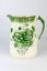 Myott Son & Co Argyle Victorian Green & White Jug